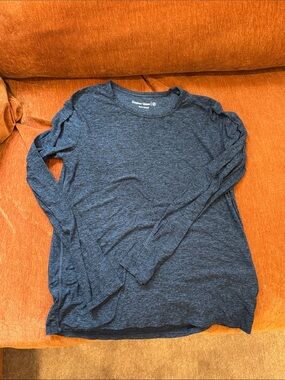 Outdoor Voices Women's Long Sleeve Crewneck Top - Heather Navy
